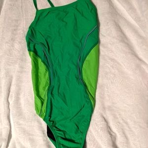 Vibrant Green Speedo PowerFlex One Piece